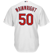 Load image into Gallery viewer, Adam Wainwright #50 St. Louis Cardinals White Cool Base Player Jersey