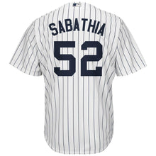 Load image into Gallery viewer, CC Sabathia New York Yankees White Cool Base Home Player Jersey