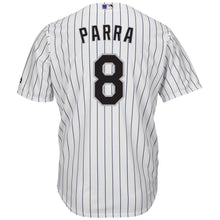 Load image into Gallery viewer, Gerardo Parra #8 Colorado Rockies White Cool Base Home Player Jersey