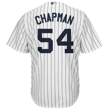 Load image into Gallery viewer, Aroldis Chapman #54 New York Yankees White Cool Base Home Player Jersey