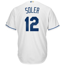 Load image into Gallery viewer, Jorge Soler #12 Kansas City Royals White Cool Base Home Player Jersey