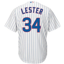 Load image into Gallery viewer, Jon Lester #34 Chicago Cubs White/Royal Cool Base Player Jersey