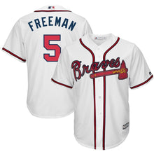 Load image into Gallery viewer, Freddie Freeman #5 Atlanta Braves White Home Official Cool Base Player Jersey
