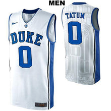 Load image into Gallery viewer, Jayson Tatum #0 Duke Blue Devils Stitched Mens College Basketball Jersey