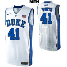 Load image into Gallery viewer, Jack White #41 Duke Blue Devils Stitched Mens College Basketball Jersey