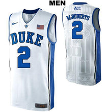 Load image into Gallery viewer, Josh McRoberts #2 Duke Blue Devils Stitched Mens College Basketball Jersey