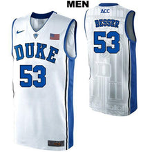 Load image into Gallery viewer, Brennan Besser #53 Duke Blue Devils Stitched Mens College Basketball Jersey