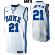 Load image into Gallery viewer, Amile Jefferson #21 Duke Blue Devils Stitched Mens College Basketball Jersey