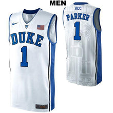 Load image into Gallery viewer, Jabari Parker #1 Duke Blue Devils Stitched Mens College Basketball Jersey