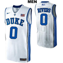 Load image into Gallery viewer, Austin Rivers #0 Duke Blue Devils Stitched Mens College Basketball Jersey