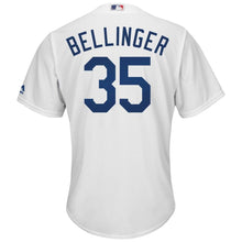 Load image into Gallery viewer, Cody Bellinger #35 Los Angeles Dodgers Youth White Home Official Cool Base Replica Player Jersey