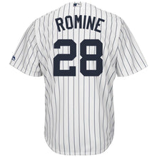Load image into Gallery viewer, Austin Romine #28 New York Yankees White Home Cool Base Player Jersey