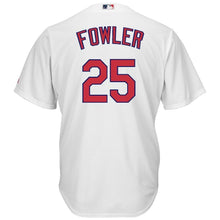 Load image into Gallery viewer, Dexter Fowler #25 St. Louis Cardinals White Home Cool Base Jersey