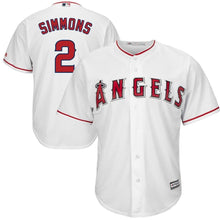 Load image into Gallery viewer, Andrelton Simmons #2 Los Angeles Angels White Home Cool Base Player Jersey