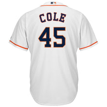 Load image into Gallery viewer, Gerrit Cole #45 Houston Astros White Home Cool Base Player Jersey