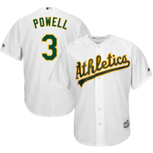 Load image into Gallery viewer, Boog Powell #3 Oakland Athletics White Home Cool Base Player Jersey