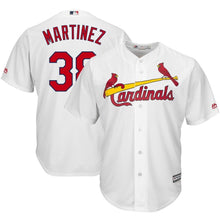 Load image into Gallery viewer, Jose Martinez #38 St. Louis Cardinals White Home Cool Base Player Jersey