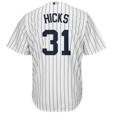 Load image into Gallery viewer, Aaron Hicks #31 New York Yankees White Home Cool Base Player Jersey