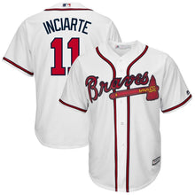 Load image into Gallery viewer, Ender Inciarte #11 Atlanta Braves White Home Official Cool Base Player Jersey