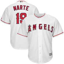 Load image into Gallery viewer, Jefry Marté #19 Los Angeles Angels White Home Cool Base Player Jersey