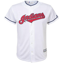 Load image into Gallery viewer, Jason Kipnis #22 Cleveland Indians Youth White Home Official Cool Base Player Jersey