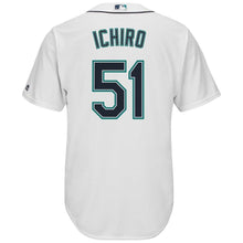 Load image into Gallery viewer, Ichiro Suzuki #51 Seattle Mariners White Home Official Cool Base Player Jerse