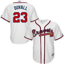 Load image into Gallery viewer, Adam Duvall #23 Atlanta Braves White Home Official Cool Base Player Jersey