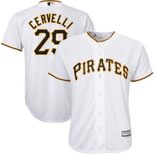 Load image into Gallery viewer, Francisco Cervelli #29 Pittsburgh Pirates Youth White Home Official Cool Base Player Jersey