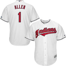 Load image into Gallery viewer, Greg Allen #1 Cleveland Indians White Home Official Cool Base Player Jersey