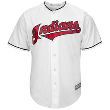 Load image into Gallery viewer, Cleveland Indians Youth White Official Cool Base Jersey
