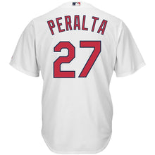 Load image into Gallery viewer, Jhonny Peralta #27 St. Louis Cardinals White Official Cool Base Player Jersey