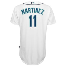 Load image into Gallery viewer, Edgar Martinez #11 Seattle Mariners White Official Cool Base Player Jersey