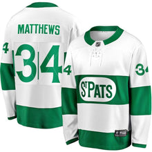 Load image into Gallery viewer, Auston Matthews #34 Toronto St. Pats Youth White Premier Breakaway Player Jersey
