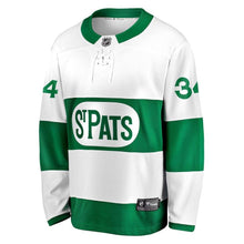 Load image into Gallery viewer, Auston Matthews #34 Toronto St. Pats Youth White Premier Breakaway Player Jersey