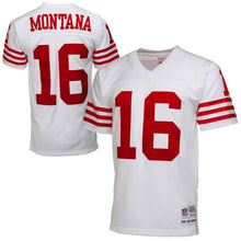 Load image into Gallery viewer, Joe Montana #16 San Francisco 49ers White 1990 Retired Player Vintage Replica Jersey