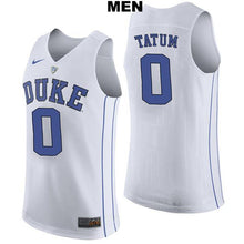 Load image into Gallery viewer, Jayson Tatum #0 Duke Blue Devils Stitched Mens College Basketball Jersey