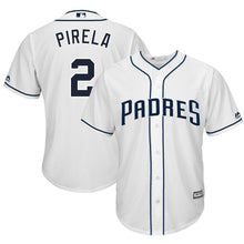 Load image into Gallery viewer, Jose Pirela #2 San Diego Padres White Home Cool Base Player Jersey
