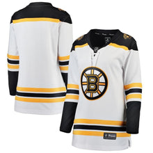 Load image into Gallery viewer, Boston Bruins Women's White/Black Away Breakaway Jersey