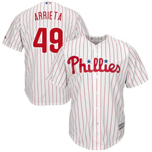 Load image into Gallery viewer, Jake Arrieta #49 Philadelphia Phillies Youth White Replica Player Jersey