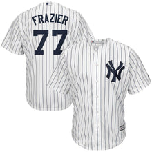 Load image into Gallery viewer, Clint Frazier #77 New York Yankees White Home Cool Base Player Jersey