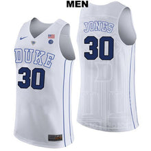 Load image into Gallery viewer, Dahntay Jones #30 Duke Blue Devils Stitched Mens College Basketball Jersey