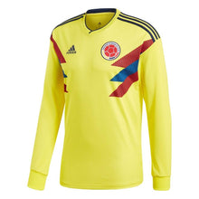 Load image into Gallery viewer, Colombia National Team Yellow 2018 Home Replica Blank Long Sleeve Jersey