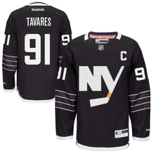 Load image into Gallery viewer, John Tavares New York Islanders Black Premier Alternate Jersey
