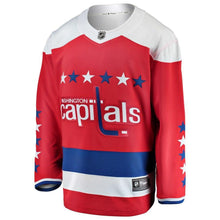 Load image into Gallery viewer, Fanatics Branded Washington Capitals Red Alternate Breakaway Blank Jersey