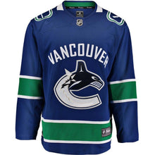 Load image into Gallery viewer, Fanatics Branded Vancouver Canucks Blue Breakaway Home Jersey