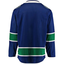 Load image into Gallery viewer, Fanatics Branded Vancouver Canucks Blue Breakaway Home Jersey