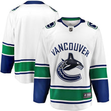 Load image into Gallery viewer, Fanatics Branded Vancouver Canucks White Breakaway Away Jersey