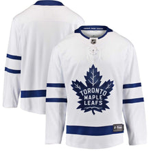 Load image into Gallery viewer, Fanatics Branded Toronto Maple Leafs White Breakaway Away Jersey