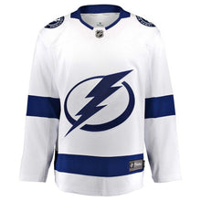 Load image into Gallery viewer, Fanatics Branded Tampa Bay Lightning White Breakaway Away Jersey