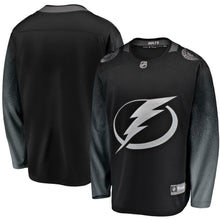 Load image into Gallery viewer, Fanatics Branded Tampa Bay Lightning Black Alternate Breakaway Jersey